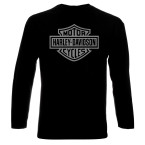 Harley Davidson, 3, men's long sleeve t-shirt, 100% cotton, S to 5XL